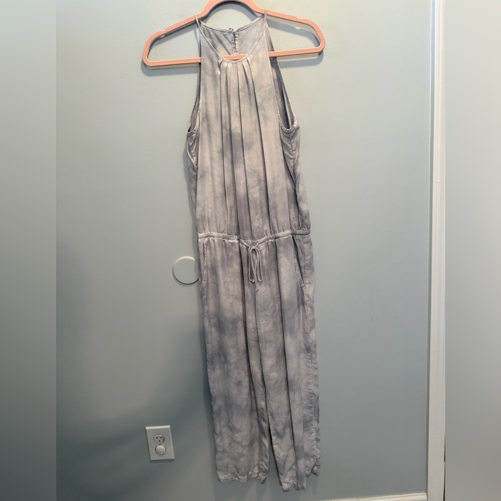 Cloth & Stone for Anthropologie tie-dye sleeveless cropped jumpsuit small Boho